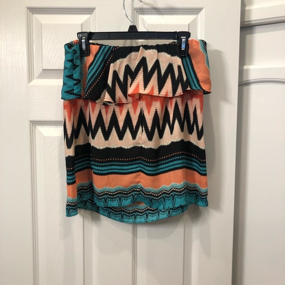 Strapless Aztec top - Picture 2 of 2